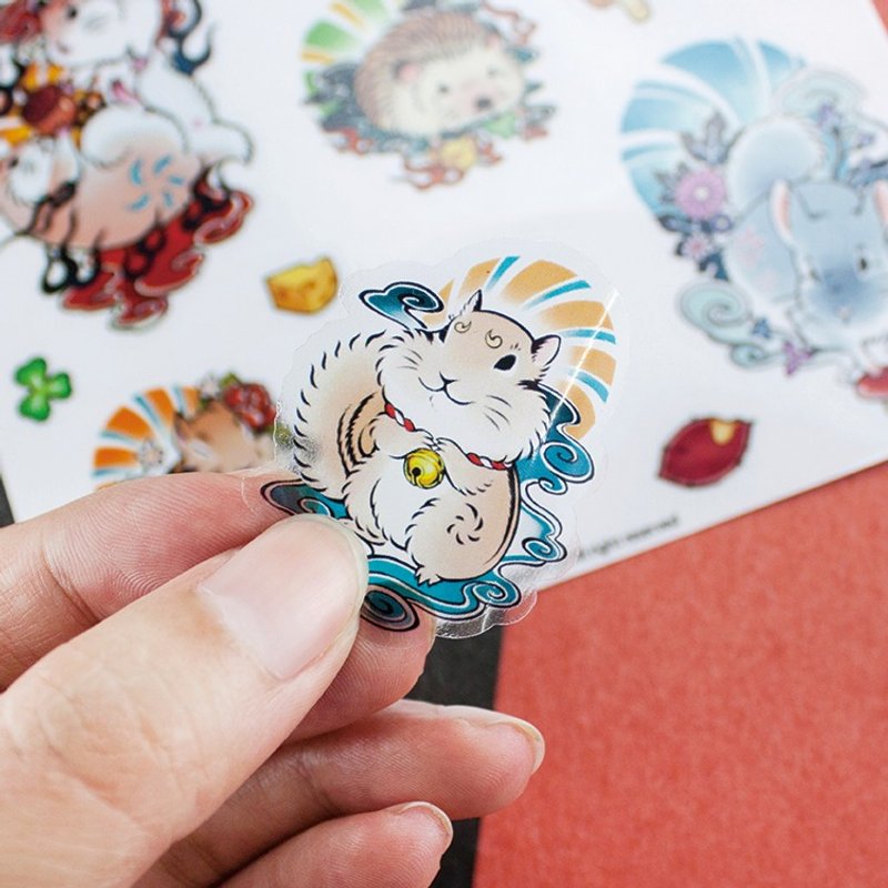 ✦乐意✦透明造型贴纸 - 萌雕 - 贴纸 - 纸 透明