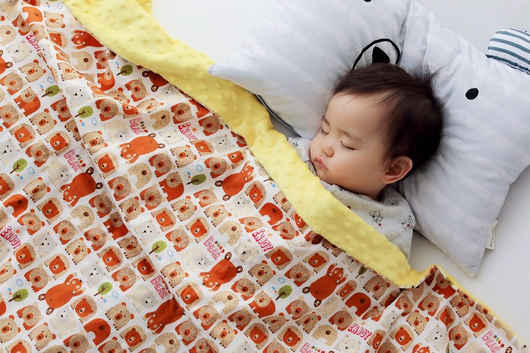Hush Baby手工乐乐被/四季空调安抚毯(熊 黄) - 婴儿床上用品 - 其他材质 多色