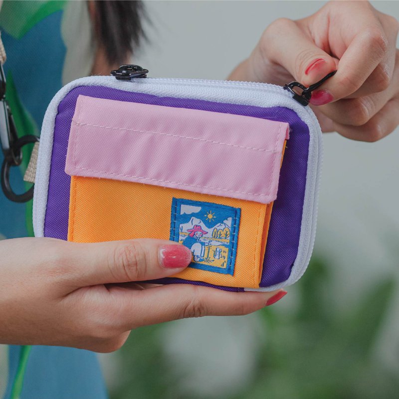 Wallet Camp collection purple color - 皮夹/钱包 - 防水材质 紫色