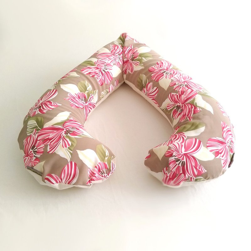 独家-微粒型孕妇枕-秋叶园 | 长抱枕.舒压.助眠.轻量 - 枕头/抱枕 - 聚酯纤维 粉红色