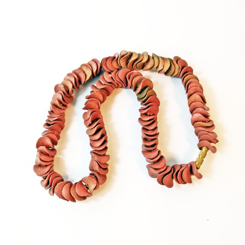 Handmade Clay Beads Necklace - 项链 - 陶 