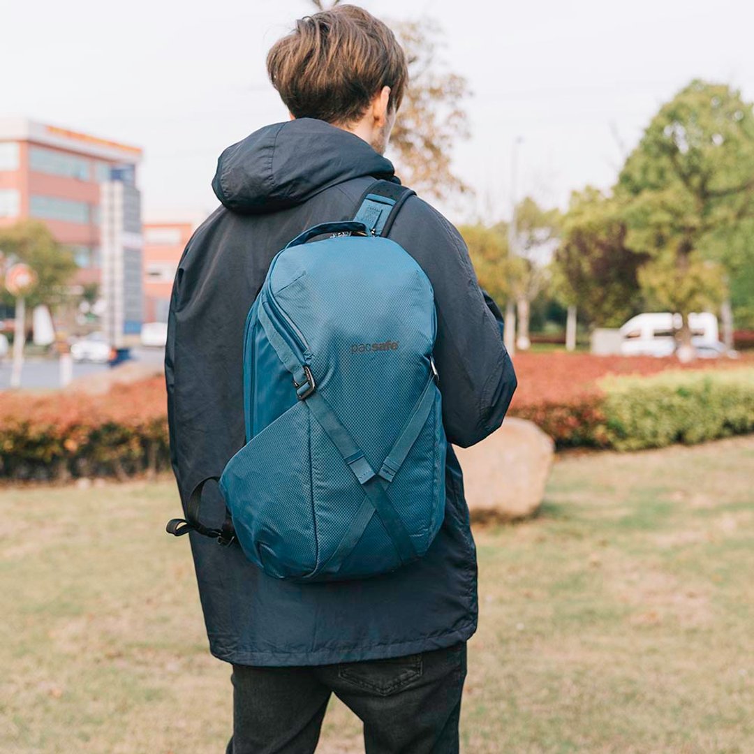 Pacsafe Venturesafe X | 五大专利防盗 探险登山包 X24 ( 24L ) - 后背包/双肩包 - 尼龙 蓝色