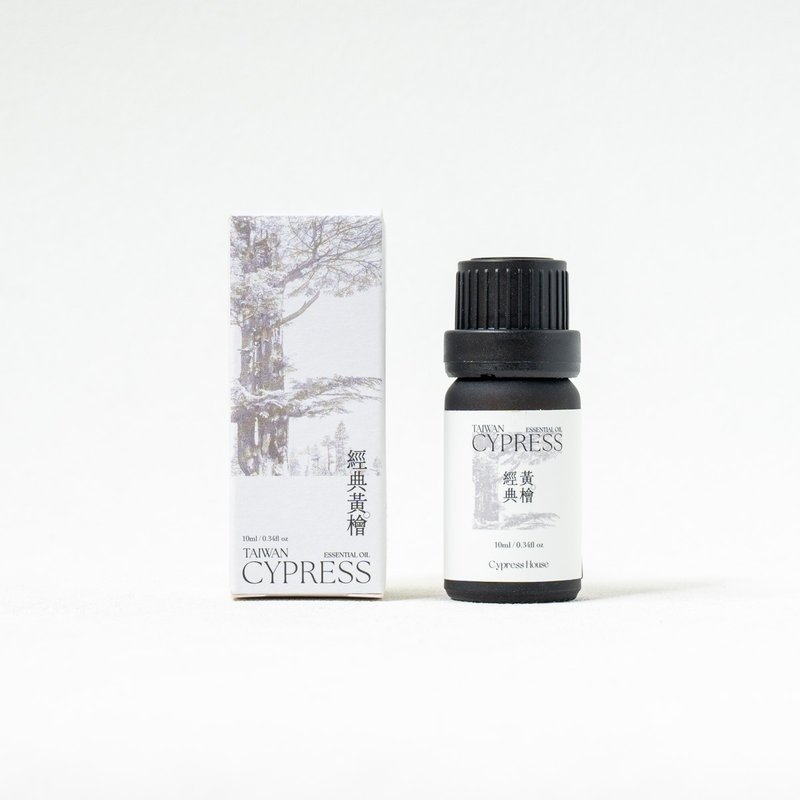 经典黄桧 – 台湾桧木单方精油 - 香薰/精油/线香 - 精油 金色