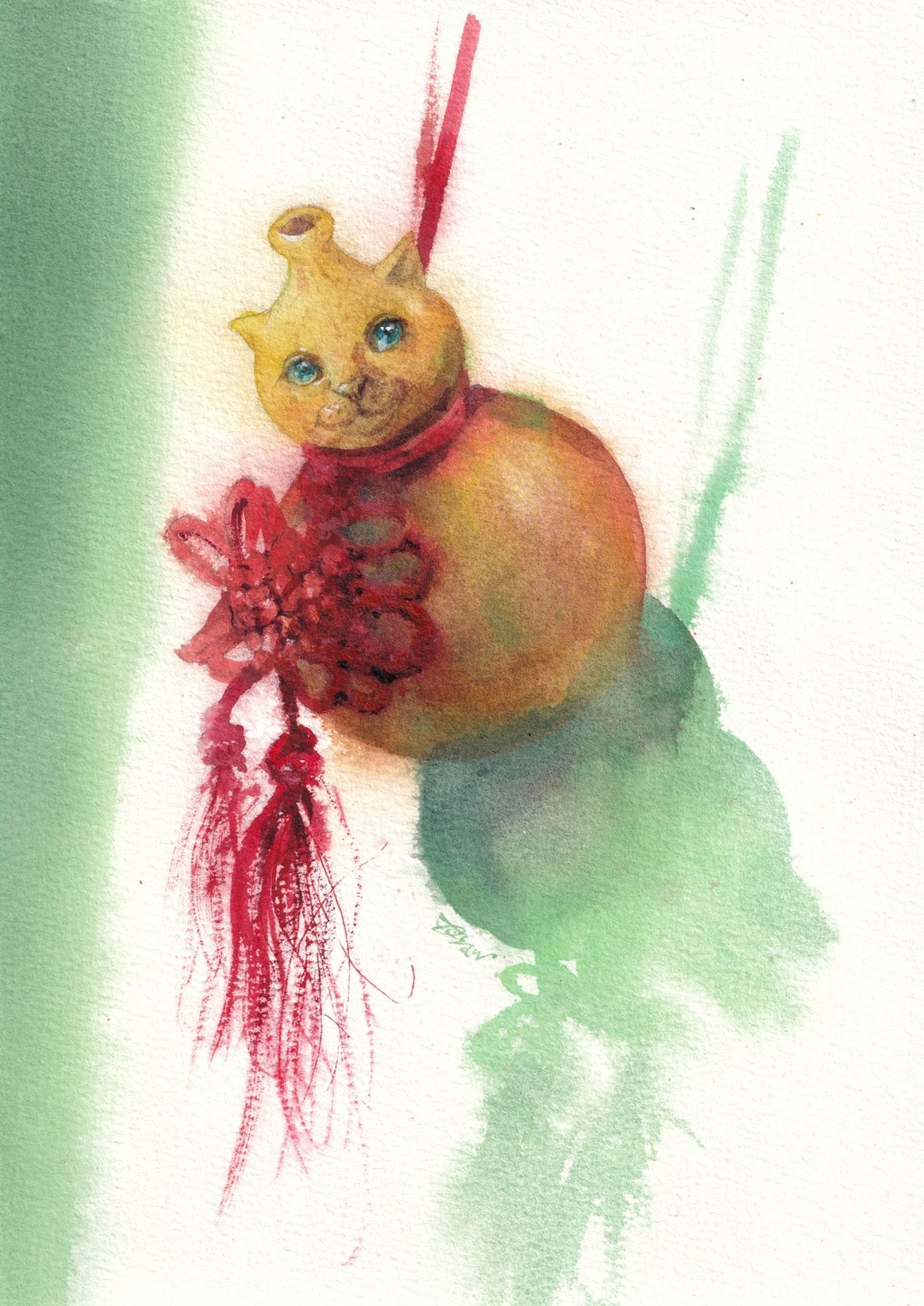 水彩原画【葫芦咪】 - 海报/装饰画/版画 - 纸 多色