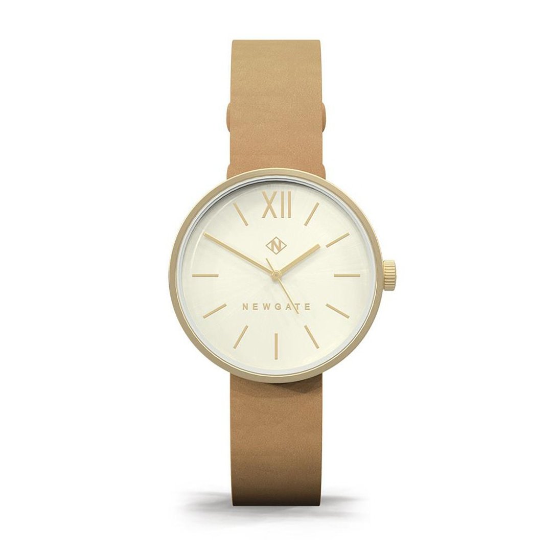 Newgate-ATOM-香槟棕-皮革表带-32mm - 女表 - 其他材质 卡其色