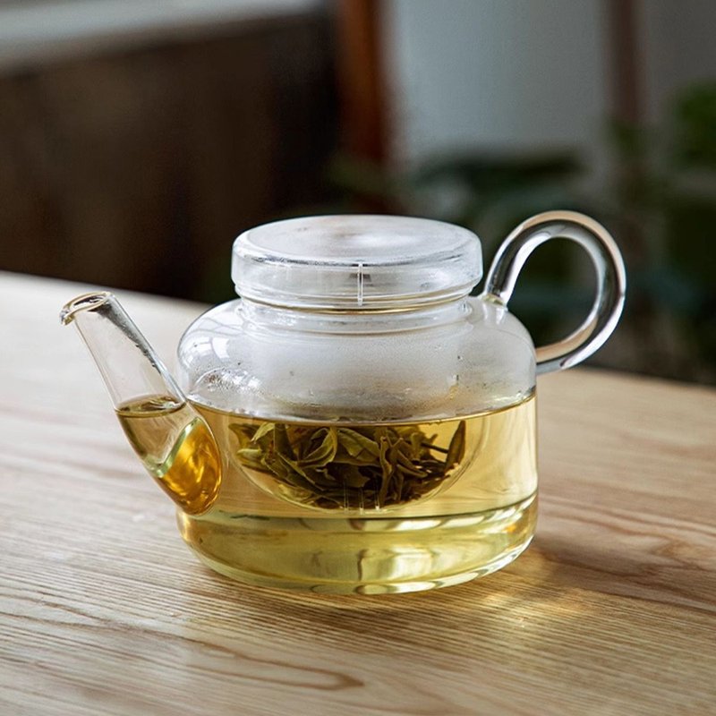 日本霜山 耐热玻璃茶壶/泡茶壶-750ml - 茶具/茶杯 - 玻璃 透明
