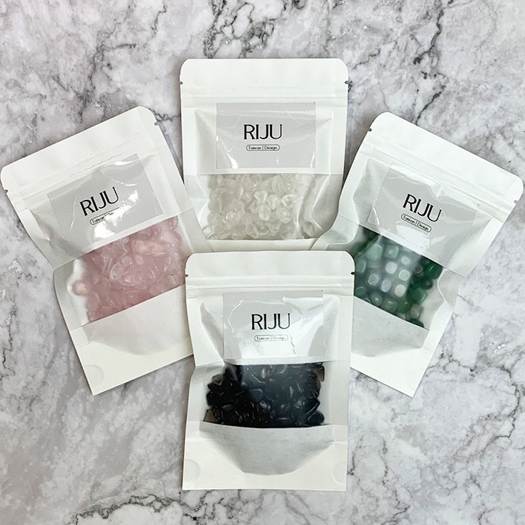 水晶净化消磁碎石- 东陵玉 白水晶 黑曜石 粉水晶 办公室设备摆饰 - 摆饰 - 宝石 多色