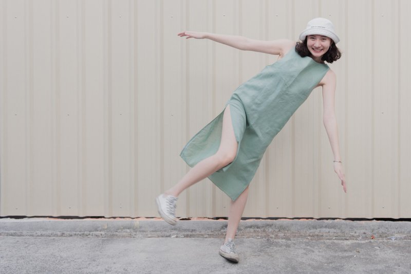 VERBENA - Mint / summer clothing - 女装背心 - 棉．麻 绿色