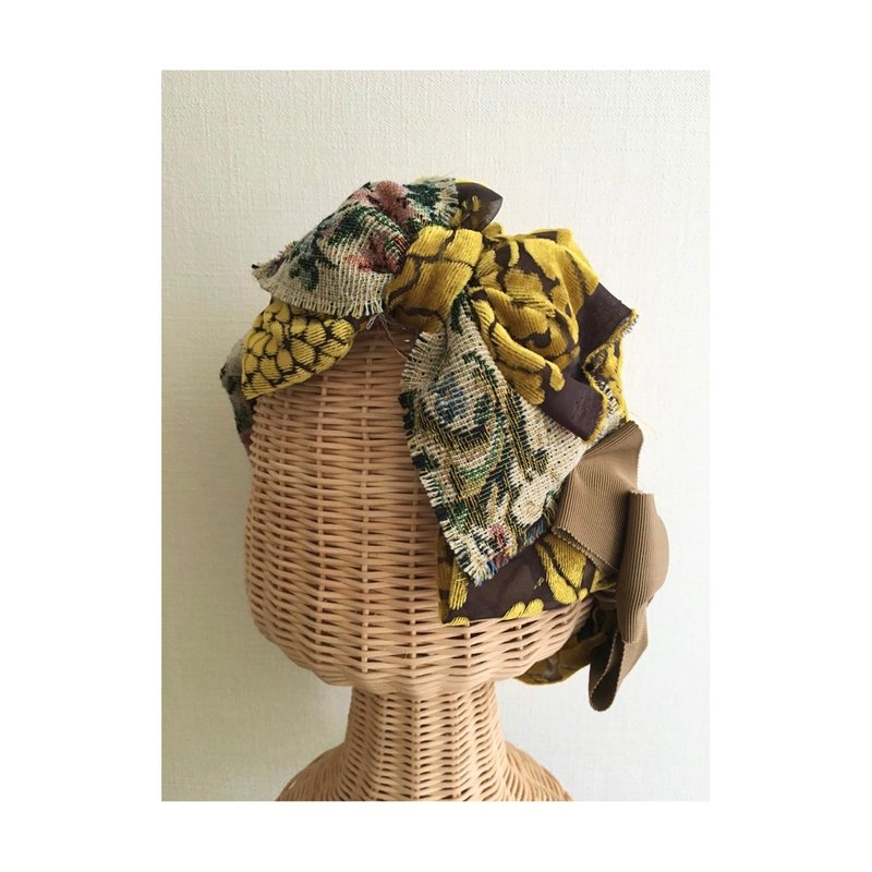 Gobelin/Yellow - 发饰 - 聚酯纤维 黄色