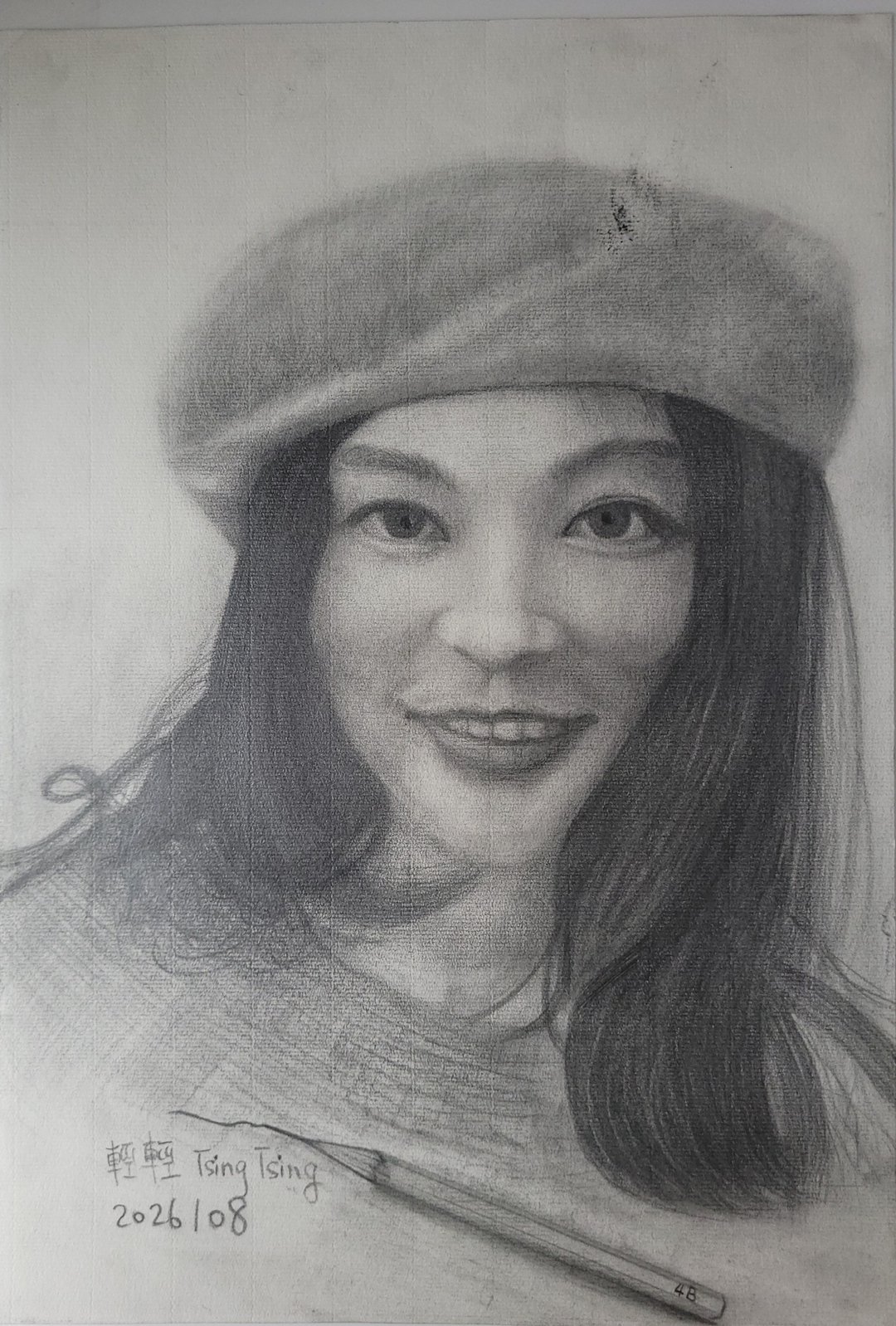 定制肖像画 黑白素描  画出你的灵魂 - 订制画像 - 纸 黑色