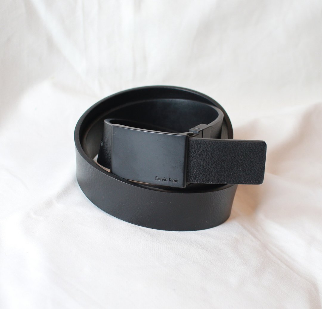 Back to Green - 腰带 CALVIN KLEIN // vintage belt - 皮带/腰带 - 人造皮革 