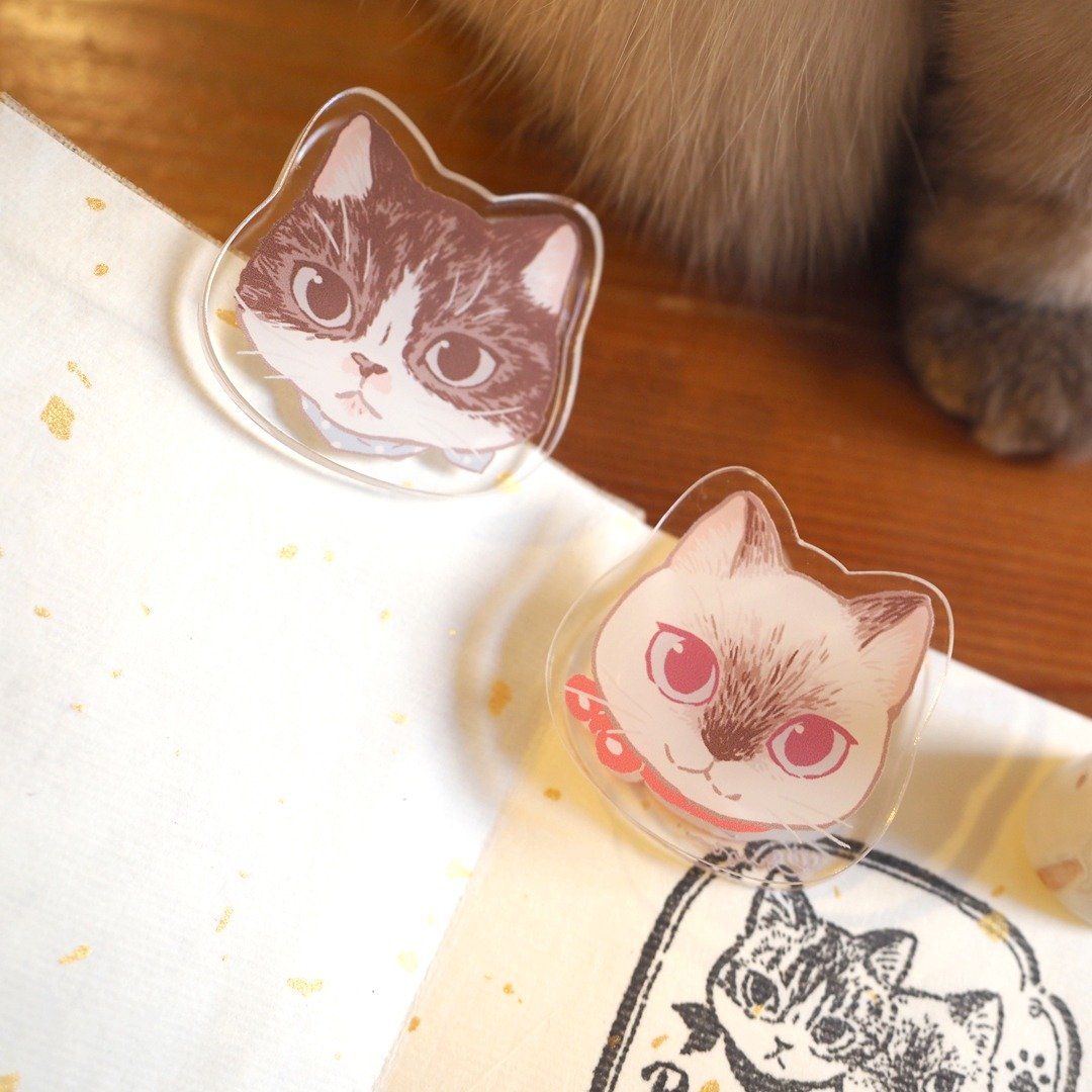 MEOW no cat, no life 系列亚克力万用夹套装 - 其他 - 压克力 透明