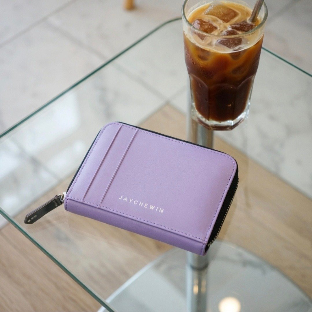 短夹 Flat Wallet ProMax - Lavender Nappa Leather 真皮 - 皮夹/钱包 - 真皮 紫色