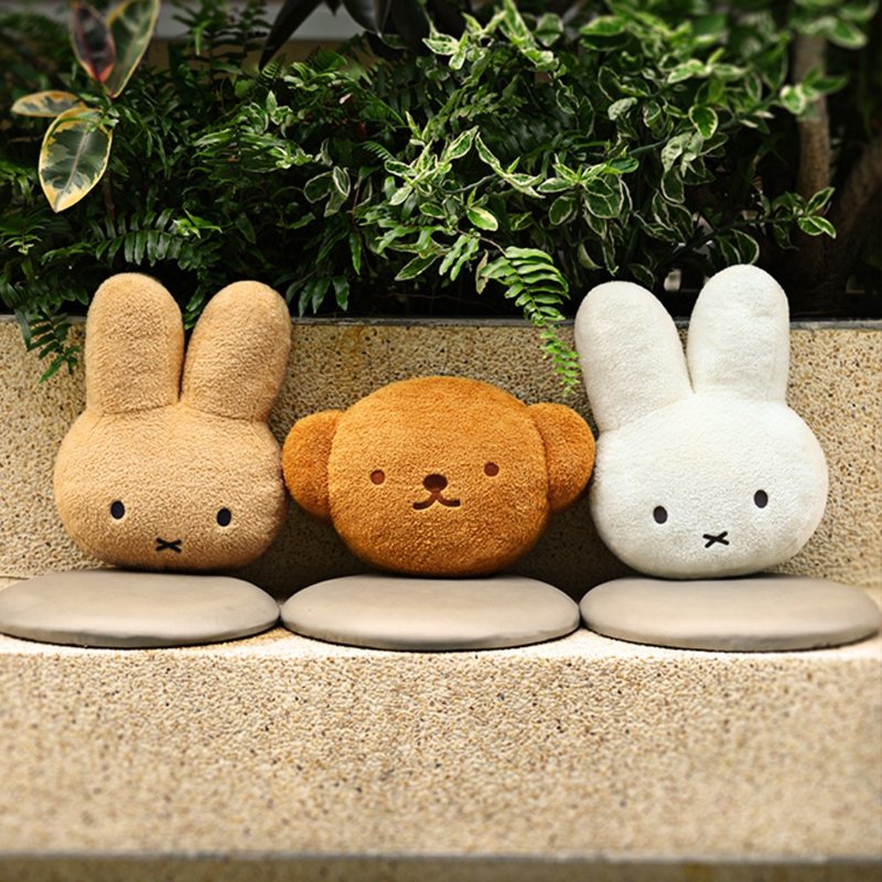【MIFFYxVIPO】米飞 BORIS 大头抱枕 - 枕头/抱枕 - 棉．麻 