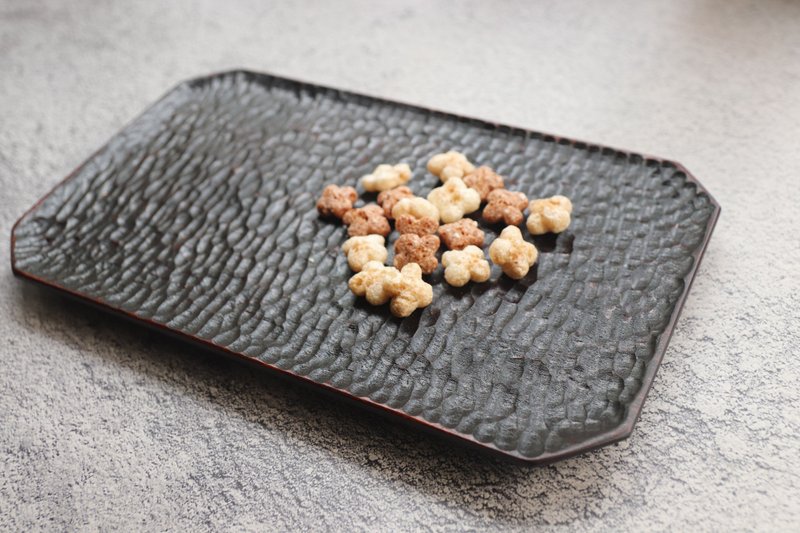 古朴禅风 - 生漆手刻木盘15x25cm - 盘子/餐盘/盘架 - 木头 