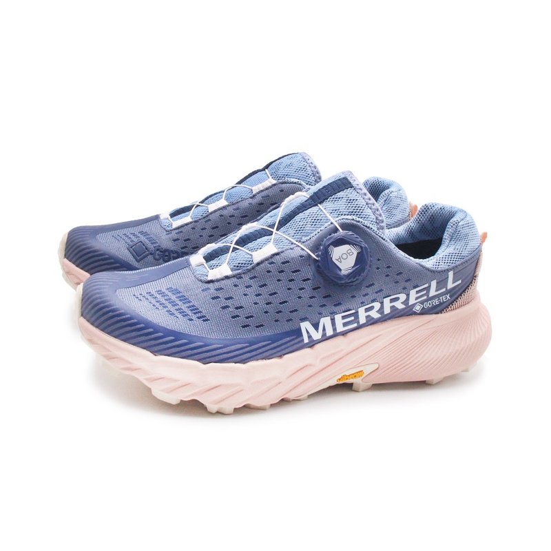 MERRELL AGILITY PEAK 5 BOA GORE-TEX防水轻量户外越野女鞋-蓝色 - 女款运动鞋/球鞋 - 防水材质 
