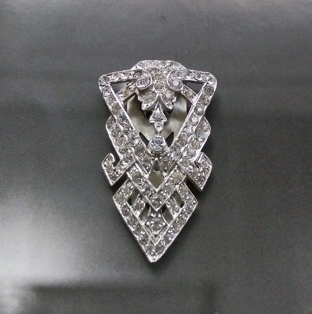 Vintage Jewelry Duettes Dress Clips 华丽毛皮夹 礼服夹 衣裙夹 - 胸针 - 其他金属 金色