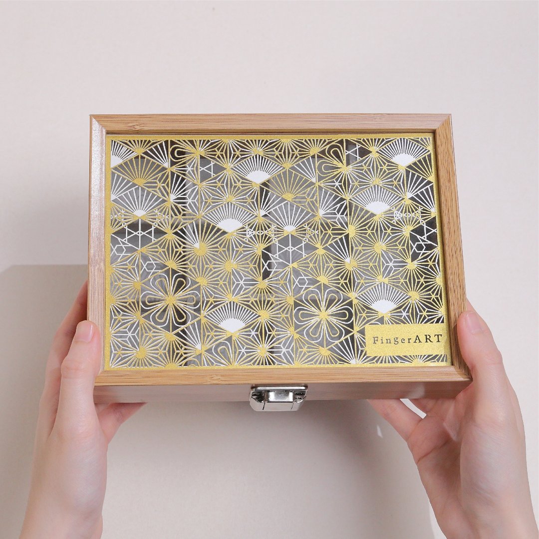 纸艺首饰盒 - 组子细工 FingerART 纸雕 - 收纳用品 - 木头 多色