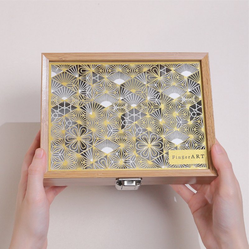 纸艺首饰盒 - 组子细工 FingerART 纸雕 - 收纳用品 - 木头 多色