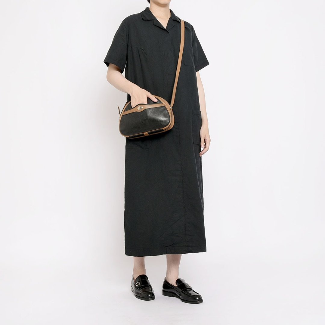 捷克军医疗连身工作服 / Vintage 古着 - 洋装/连衣裙 - 棉 黑色