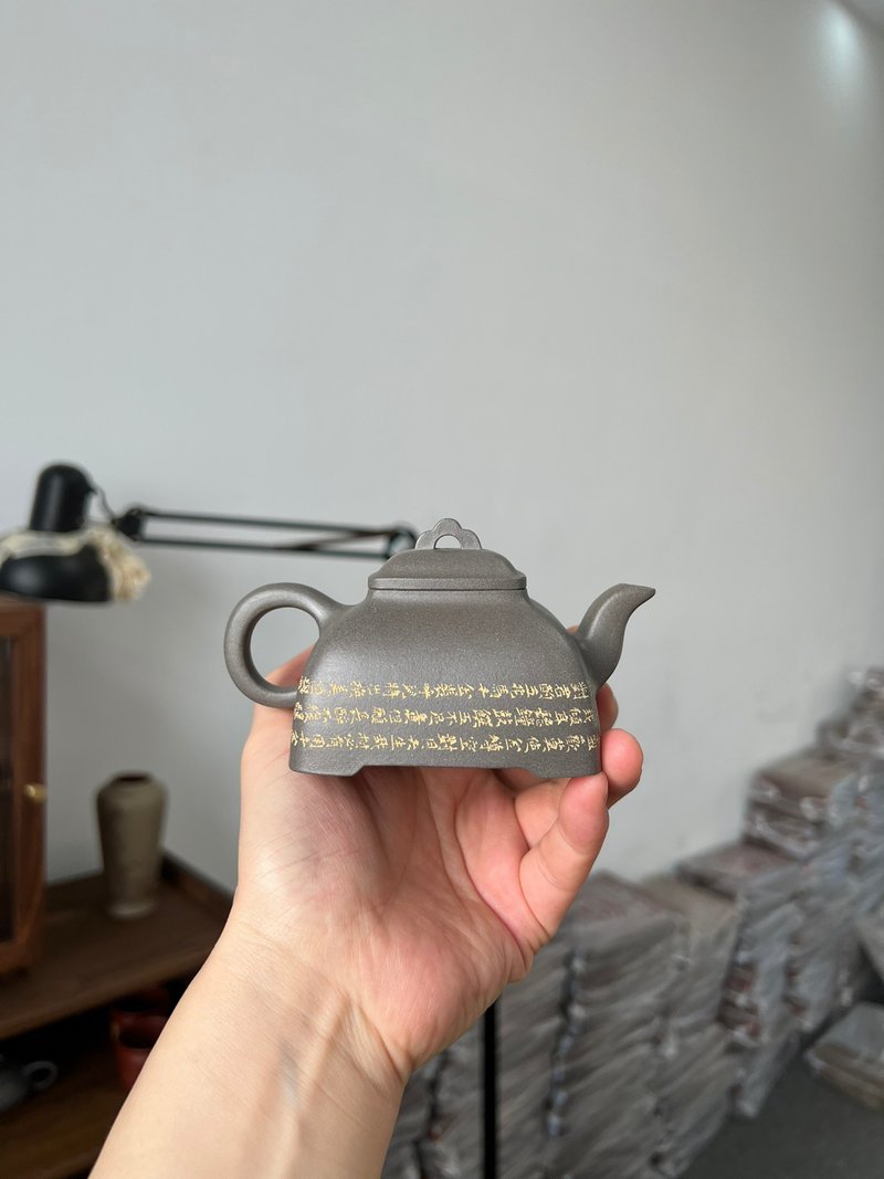 孤菱 经典款 180cc 原矿顶级青灰料 泥料出彩润泽 慕古经典 把 - 茶具/茶杯 - 陶 灰色