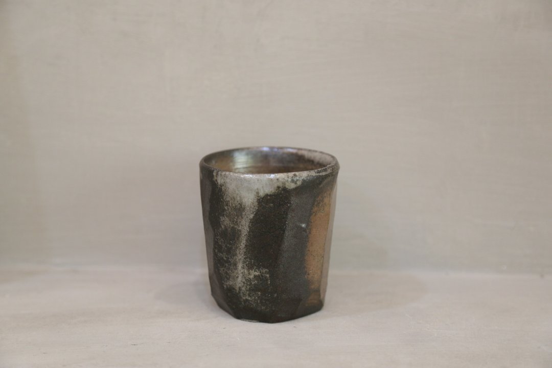 层焰  陶杯 柴烧 - 其他杯子 - 陶 咖啡色