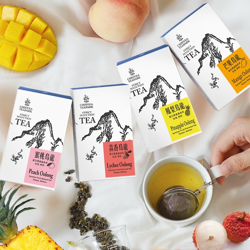 台湾夏日果香乌龙茶(六种风味) - 茶 - 纸 白色