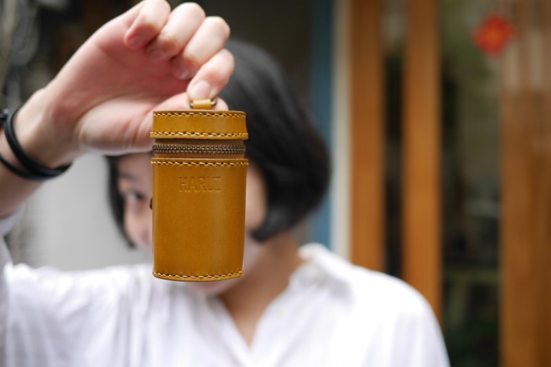 岛屿森林  实 零钱包 - 零钱包 - 真皮 黄色