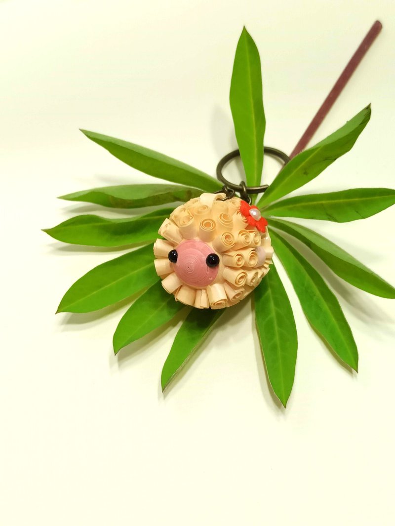 【在线课程影片】圆滚滚小羊钥匙圈  纸工艺  衍纸工艺  材料包 - 木工/竹艺/纸艺 - 纸 多色