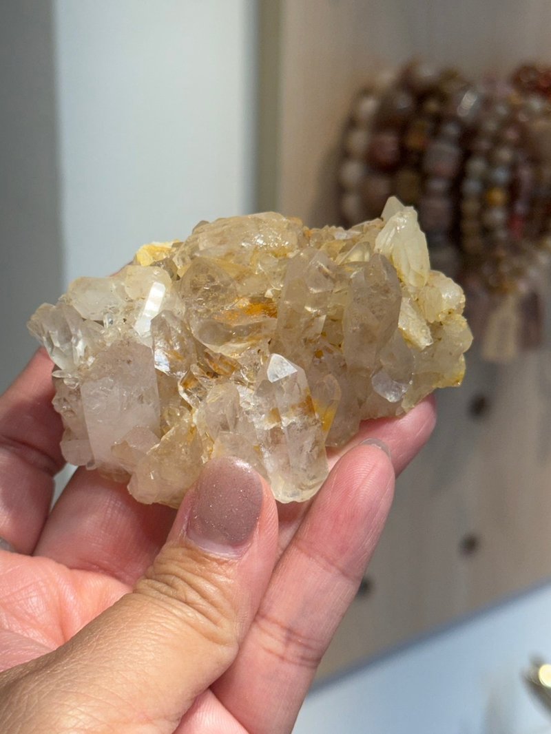 华光 - 藏晶阁 | Golden Healer | 黄皮白水晶簇 - 摆饰 - 水晶 