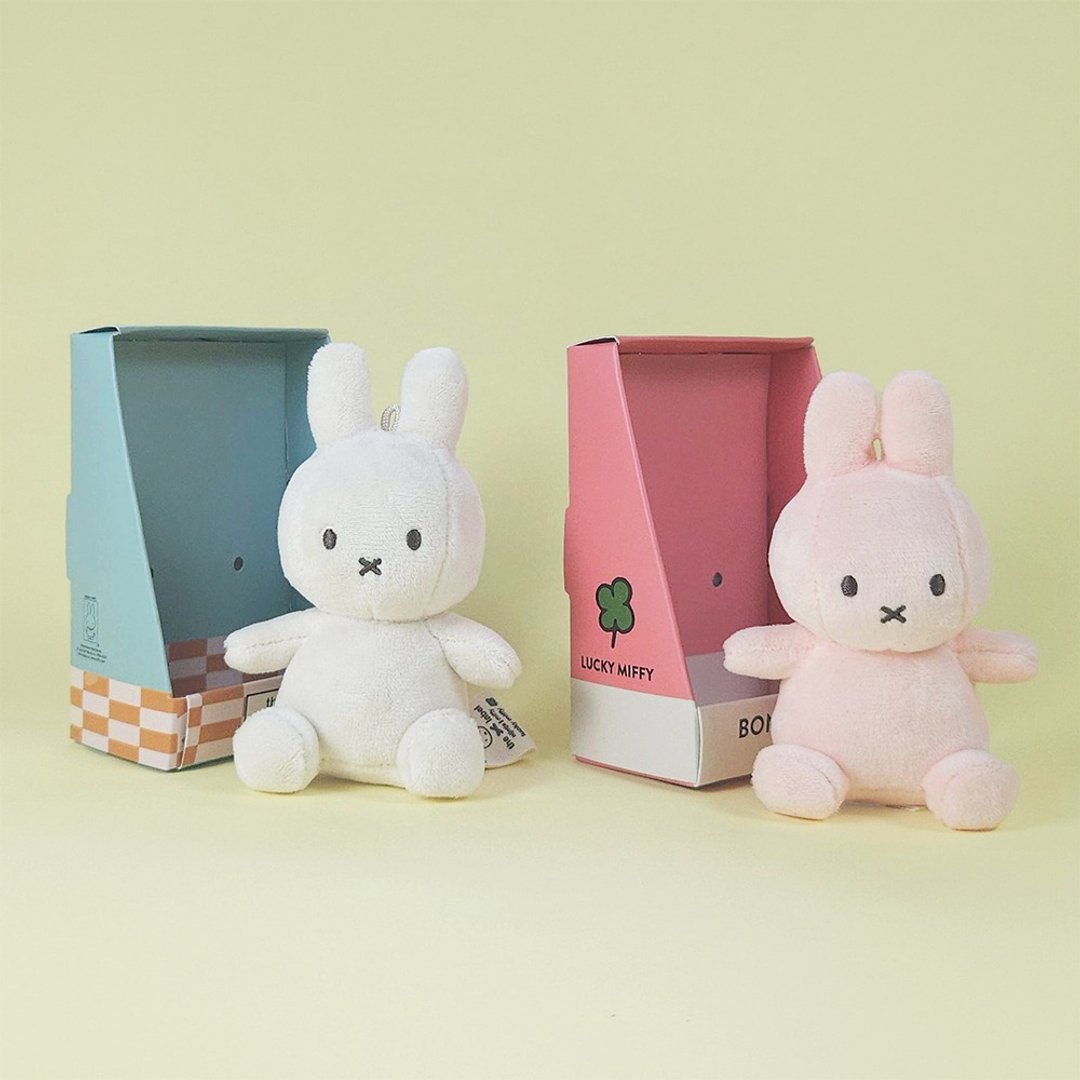 24H 出货 BON TON TOYS Miffy 米菲兔幸运盒装填充玩偶 -10cm - 玩偶/公仔 - 聚酯纤维 多色