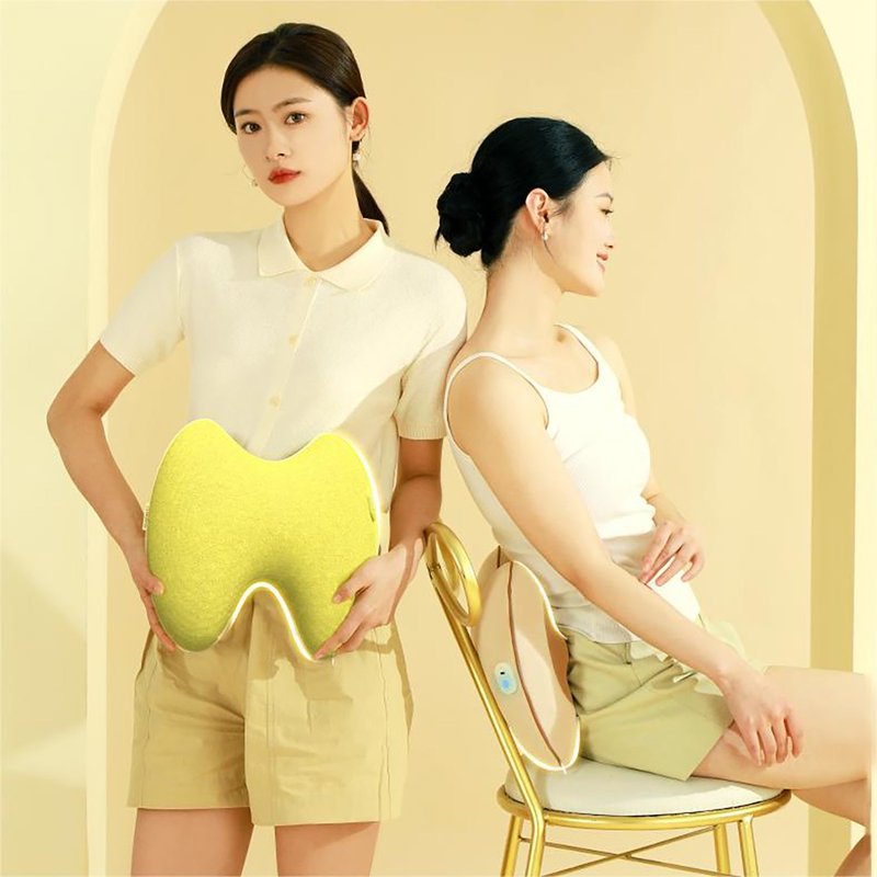 【免运】和正按摩靠垫车载家用办公室靠背椅垫自动捶腰机 - 其他 - 其他材质 绿色