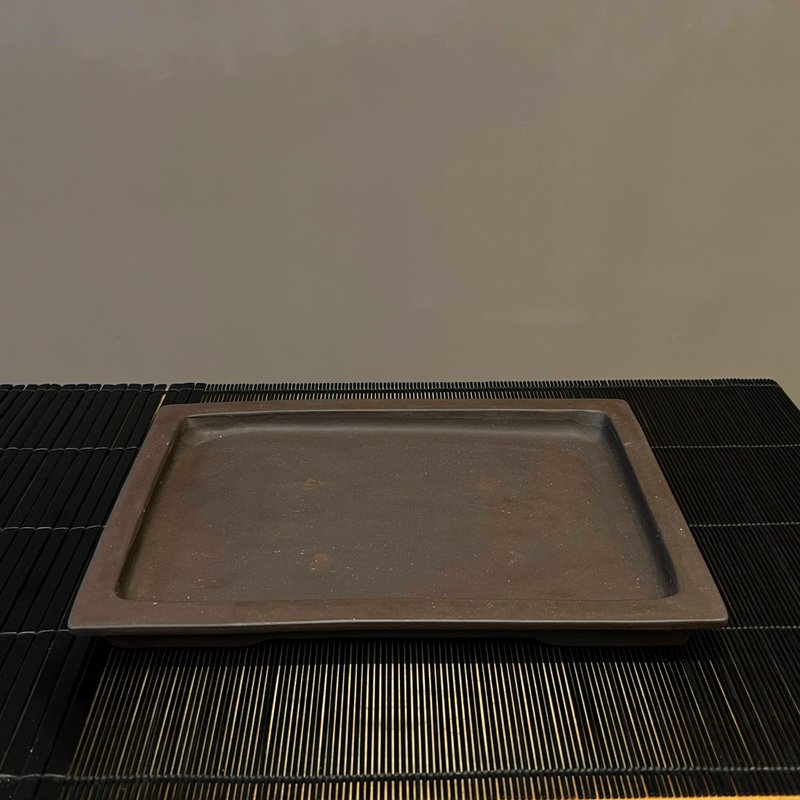 库存绝版∣陶制浅水盘 茶道意境 - 植栽/盆栽 - 陶 