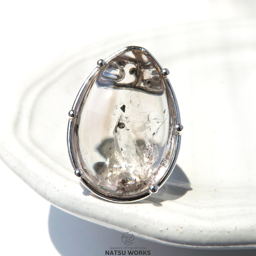 含水水晶 戒指 / Enhydro Quartz Ring 2 - 戒指 - 宝石 透明