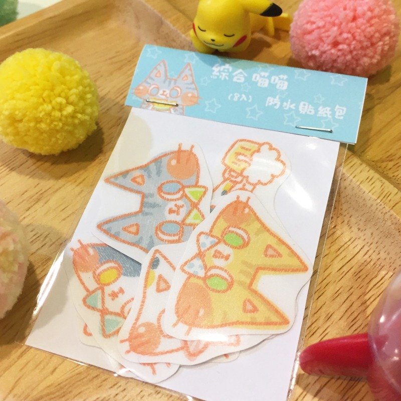 贴纸包/综合喵喵 - 贴纸 - 纸 