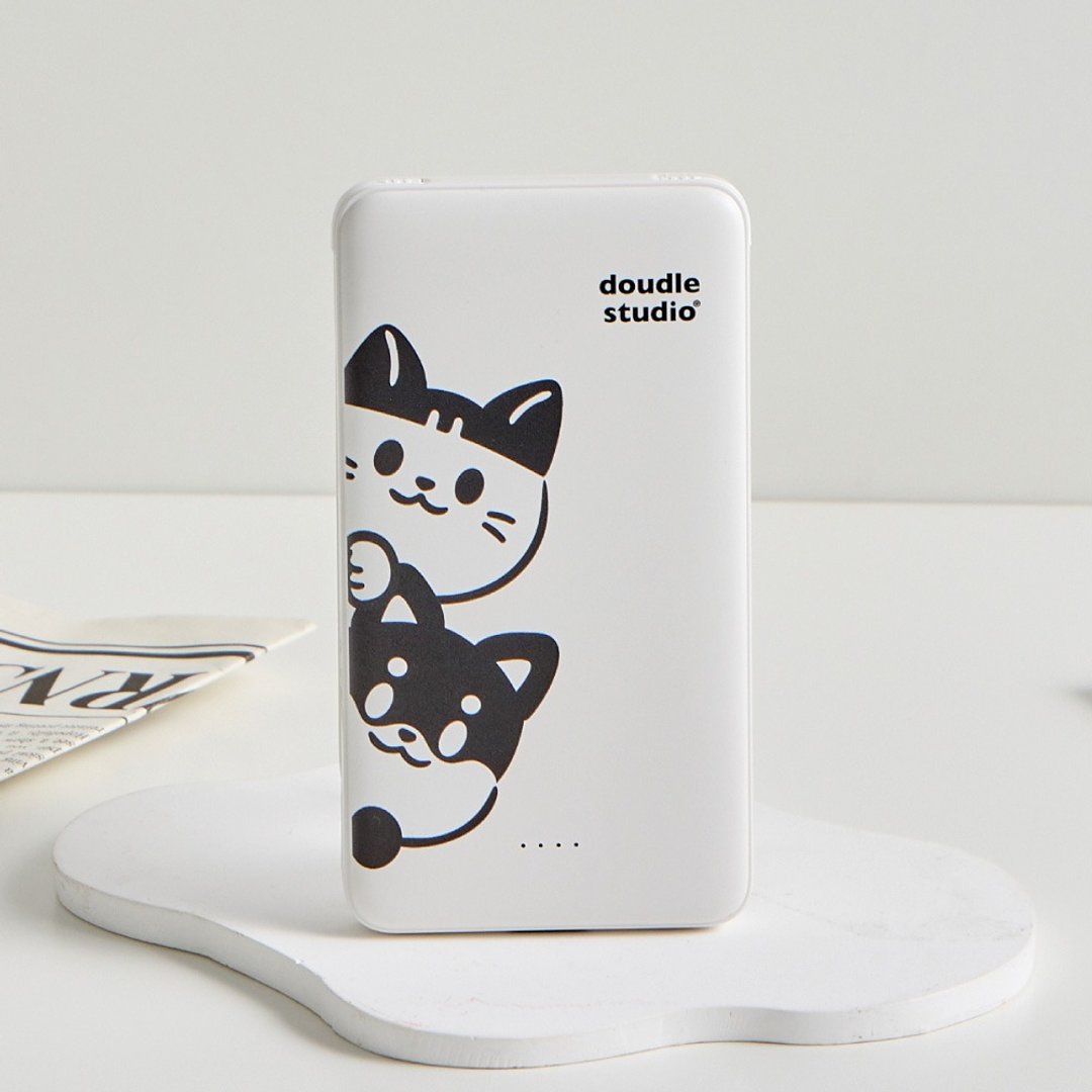 doudle studio Say-Hello双线快充10000mAh行动电源 - 充电宝/传输线 - 塑料 多色