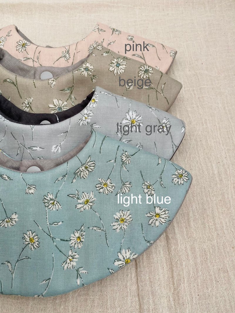 Margaret bib baby bib - 围嘴/口水巾 - 棉．麻 多色