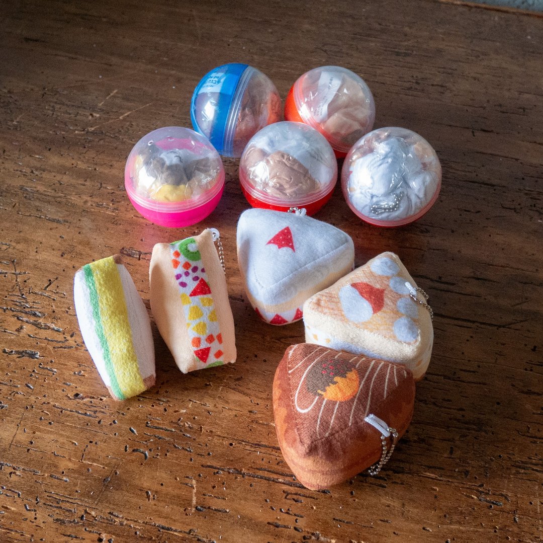 Pupupu 吉祥物 5 种套装 - 钥匙链/钥匙包 - 其他人造纤维 白色