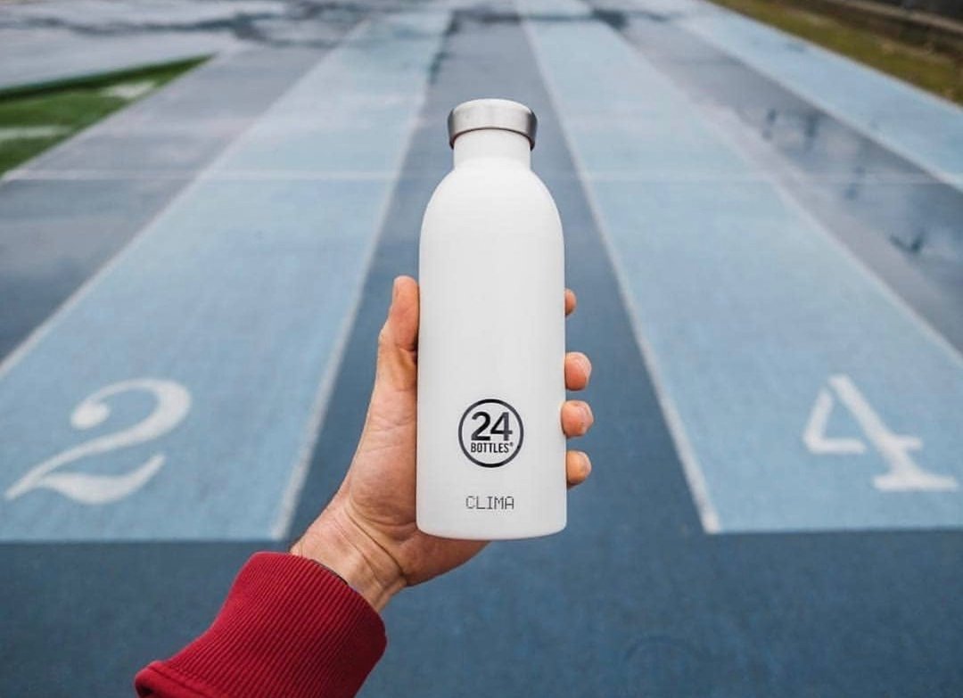 意大利24Bottles【CLIMA冷热保温系列】冰雪白 - 不锈钢瓶 - 水瓶/水壶 - 不锈钢 白色