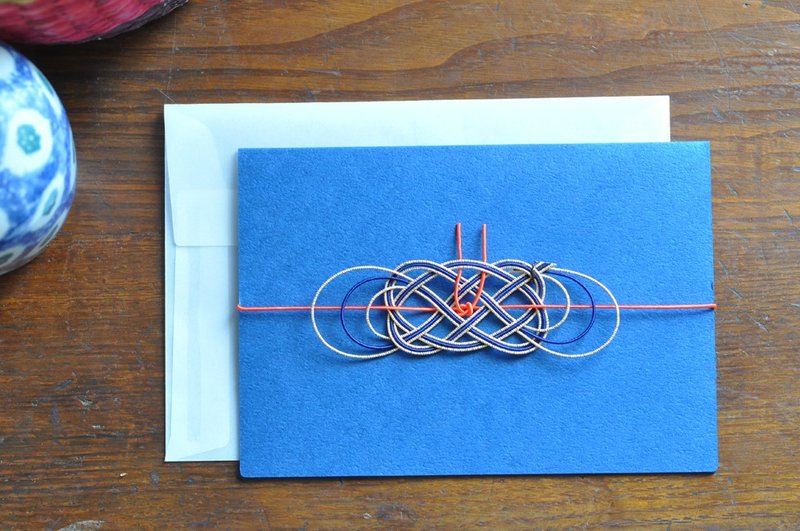 Greeting card　- Iwai - 7 - 卡片/明信片 - 纸 蓝色