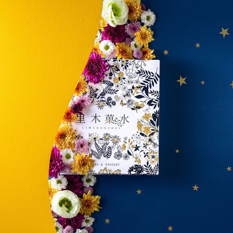 【花语款】卷卷酥×饼干礼盒 (22入-含提袋) - 手工饼干 - 其他材质 