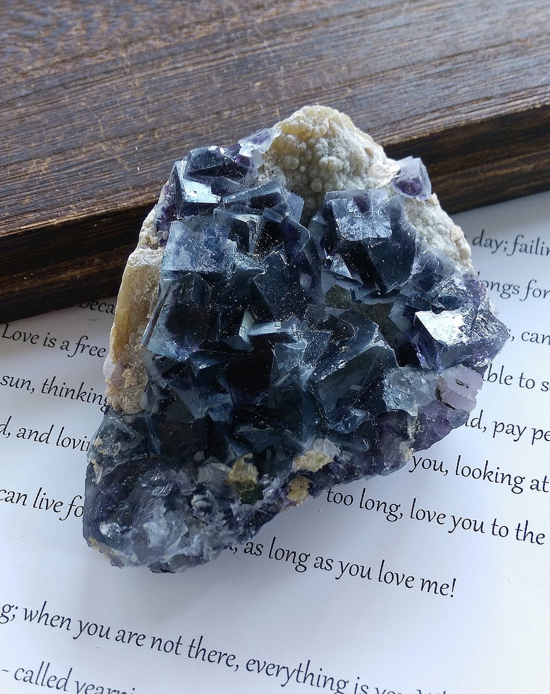 Fluorite  内蒙产地  幻影萤石 水晶共生 天然矿石 原矿 - 摆饰 - 其他材质 