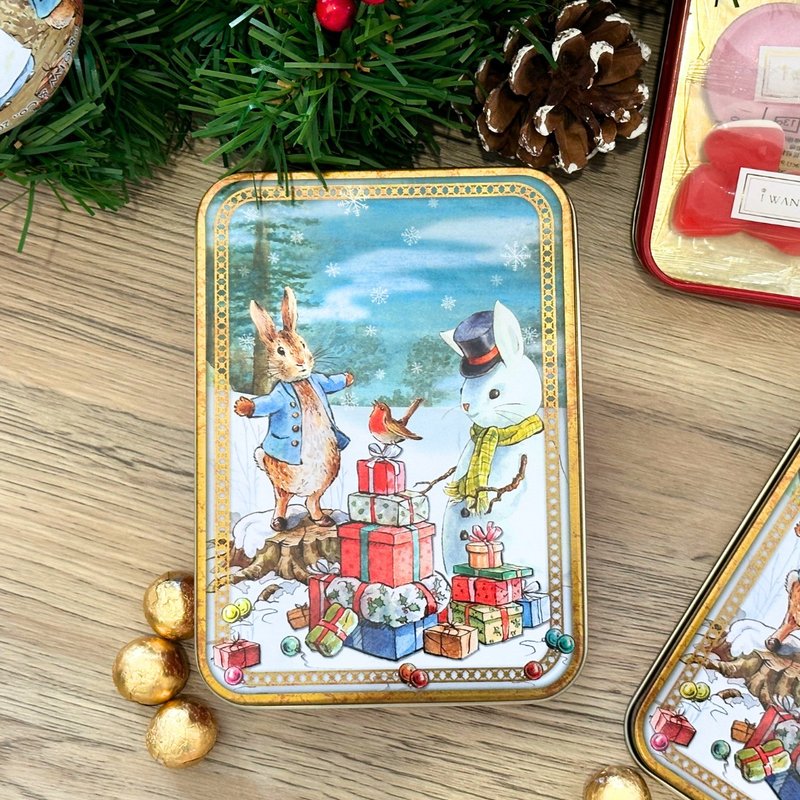 圣诞彼得兔长方糖果礼盒 【英国糖迷你包4包入】 - 零食/点心 - 其他材质 红色