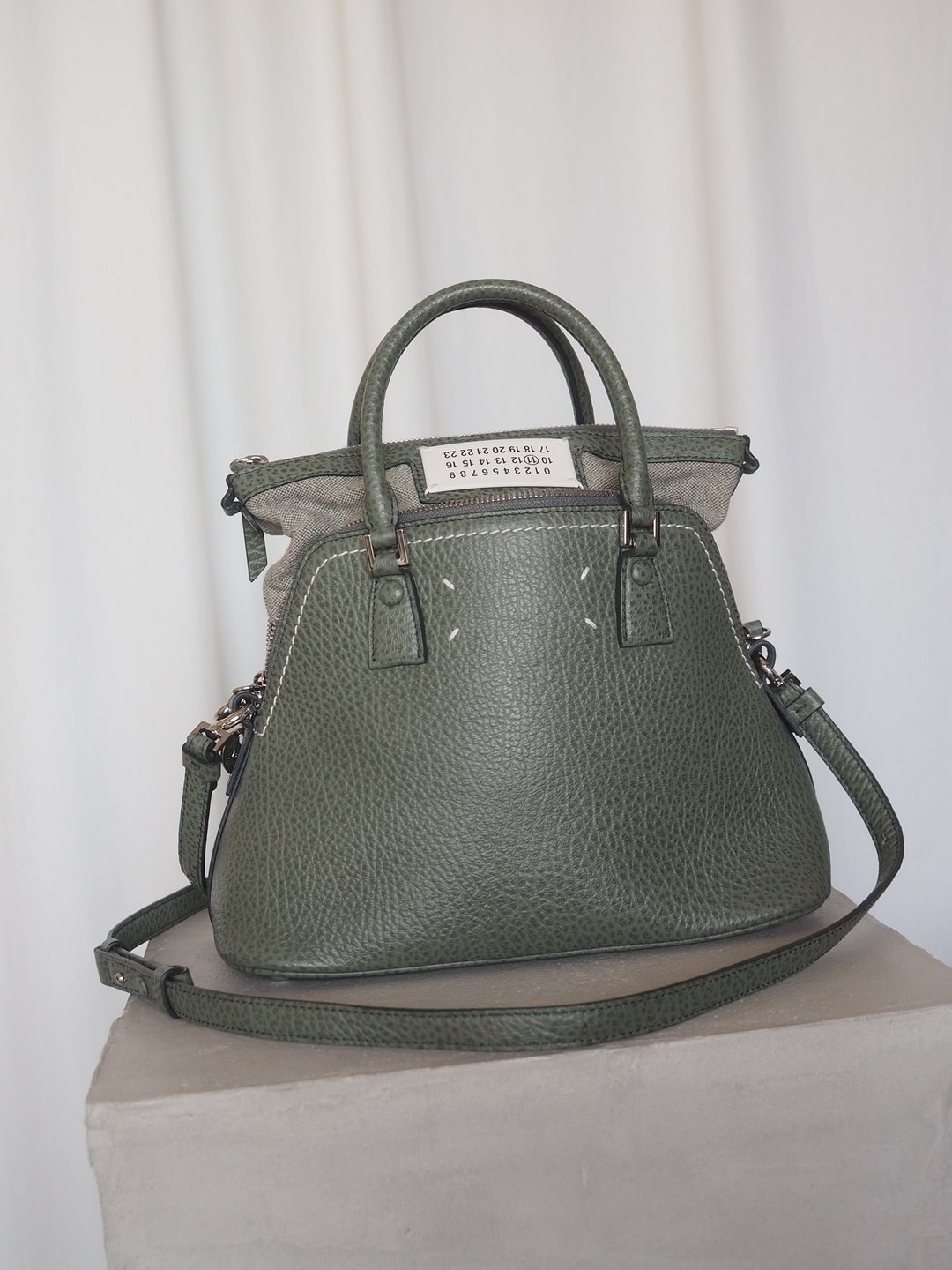 Maison Margiela 经典 5AC 两用手提包 绿色 古董级单品 - 侧背包/斜挎包 - 真皮 绿色