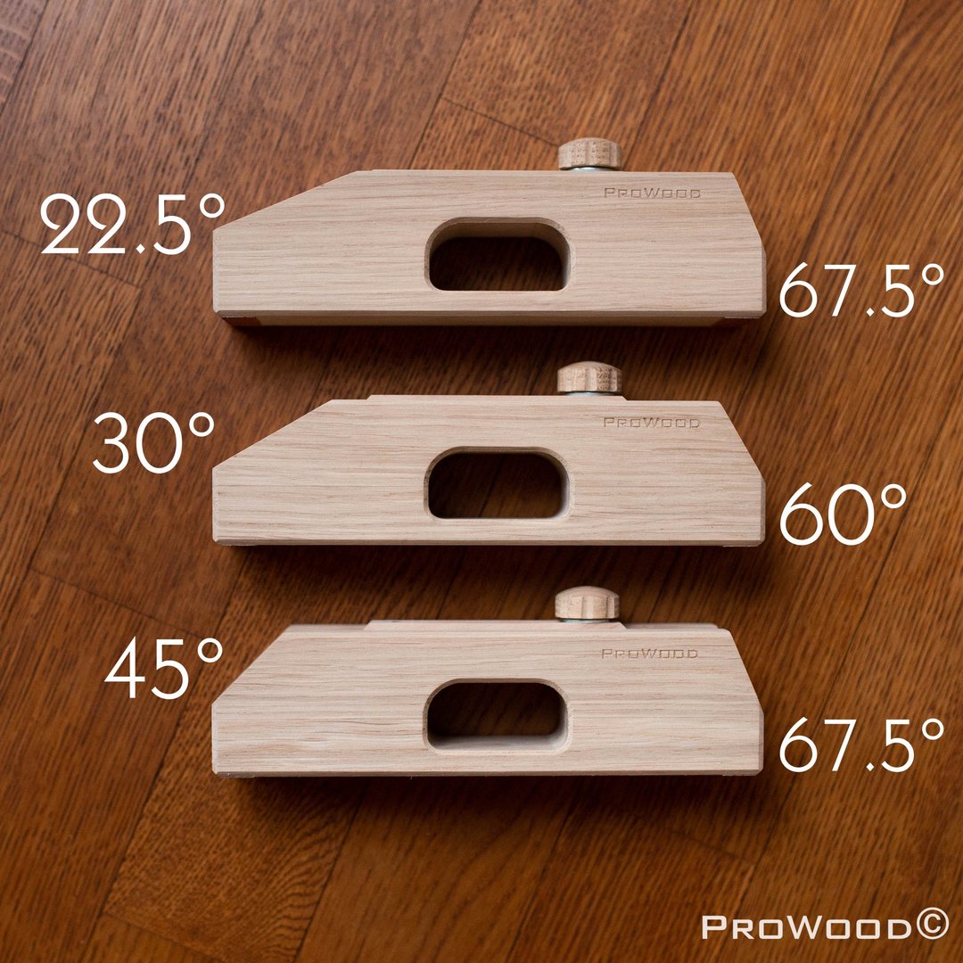 Kumiko Professional Kit 3 pcs oak - 30,60,45,22.5,67.5, angles. - 木工/竹艺/纸艺 - 木头 