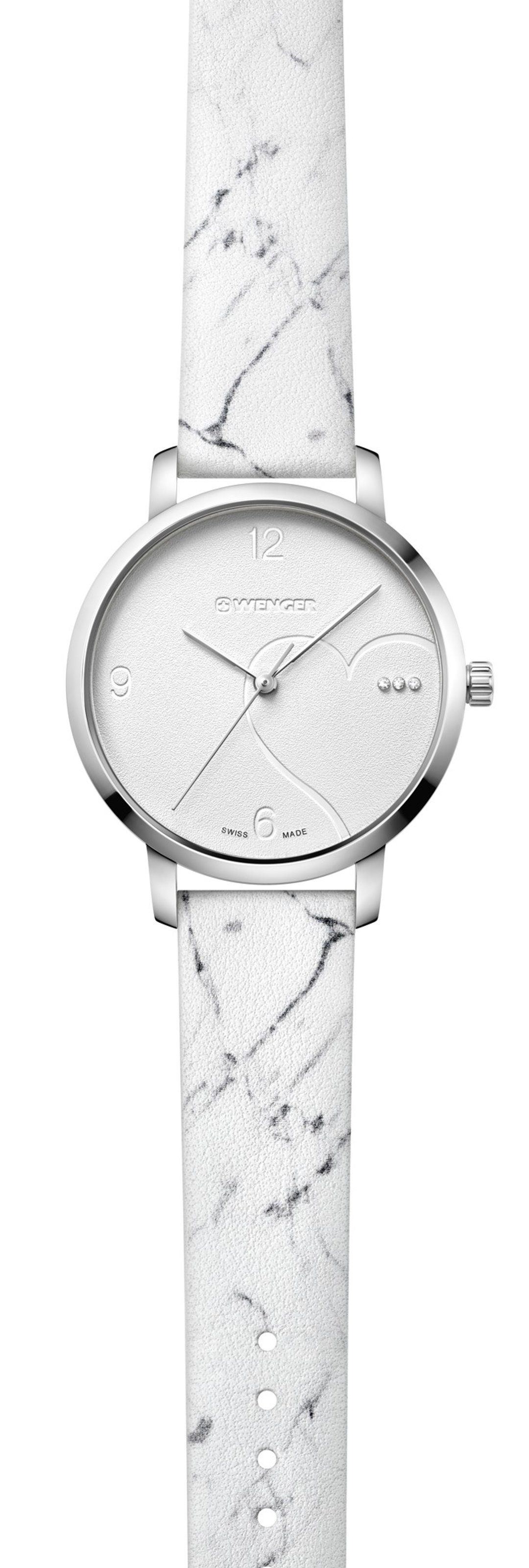 瑞士 WENGER Metropolitan Donnissima 星空腕表 - 女表 - 不锈钢 白色