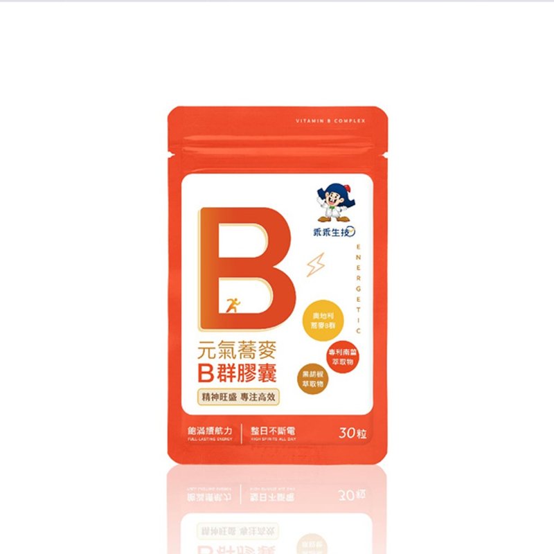 【乖乖生技】元气充电B群3入组 长效续航 30粒/袋x3入 - 健康/养生 - 其他材质 