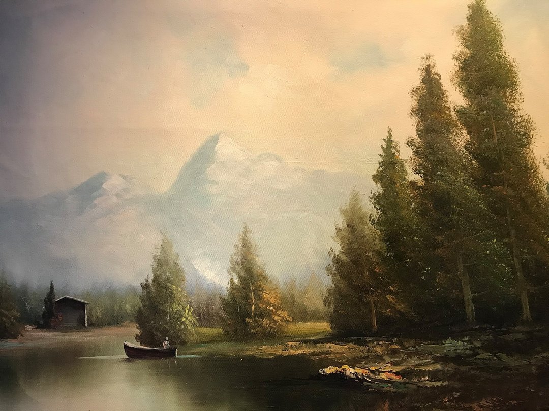 手绘西洋油画创作 西洋古董油画 挂画 壁画 装饰画 墙画 画家落款 - 海报/装饰画/版画 - 棉 多色