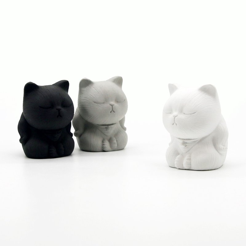 Angry CAT Aroma stone I 气PUPU猫扩香石 I 水泥 I 附5mi精油－ - 香薰/精油/线香 - 水泥 