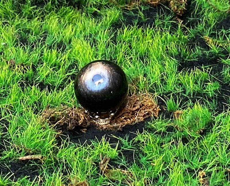 精选银曜石| 水晶球| 招财避邪保平安  | 排除负能量 | 快速出货 - 摆饰 - 水晶 银色